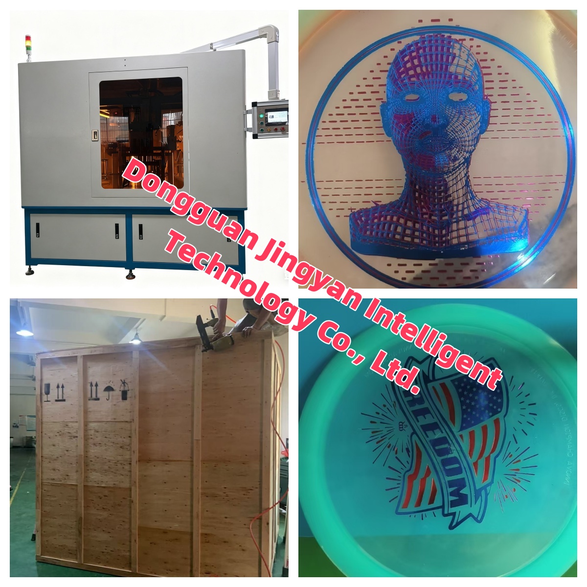 Aug 21st,2025,We shipped the high-precision 3-color frisbee hot stamping machine customized for American customers.
